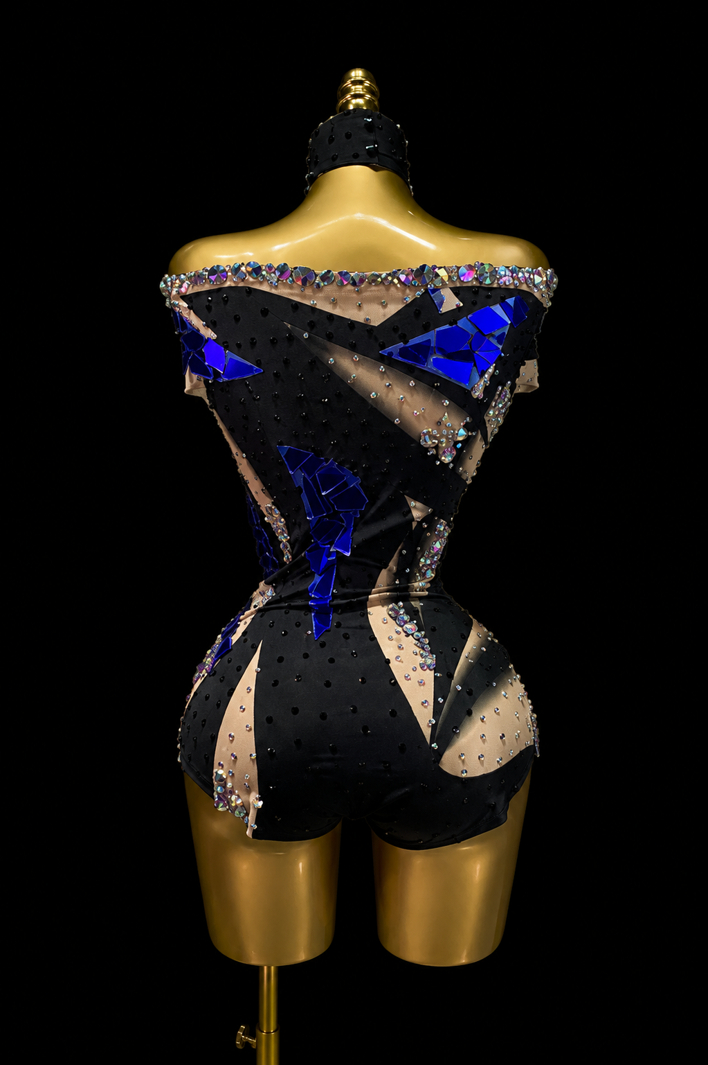 Shattered Sapphire Playsuit