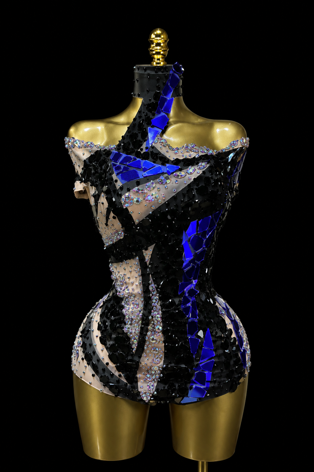 Shattered Sapphire Playsuit