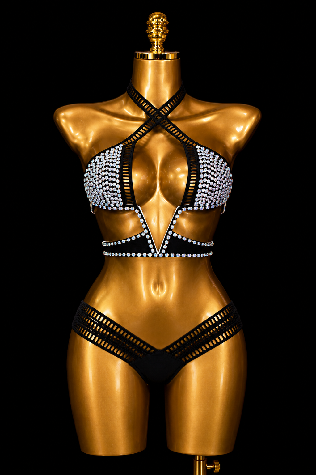 Crystal Temptation Set | Black