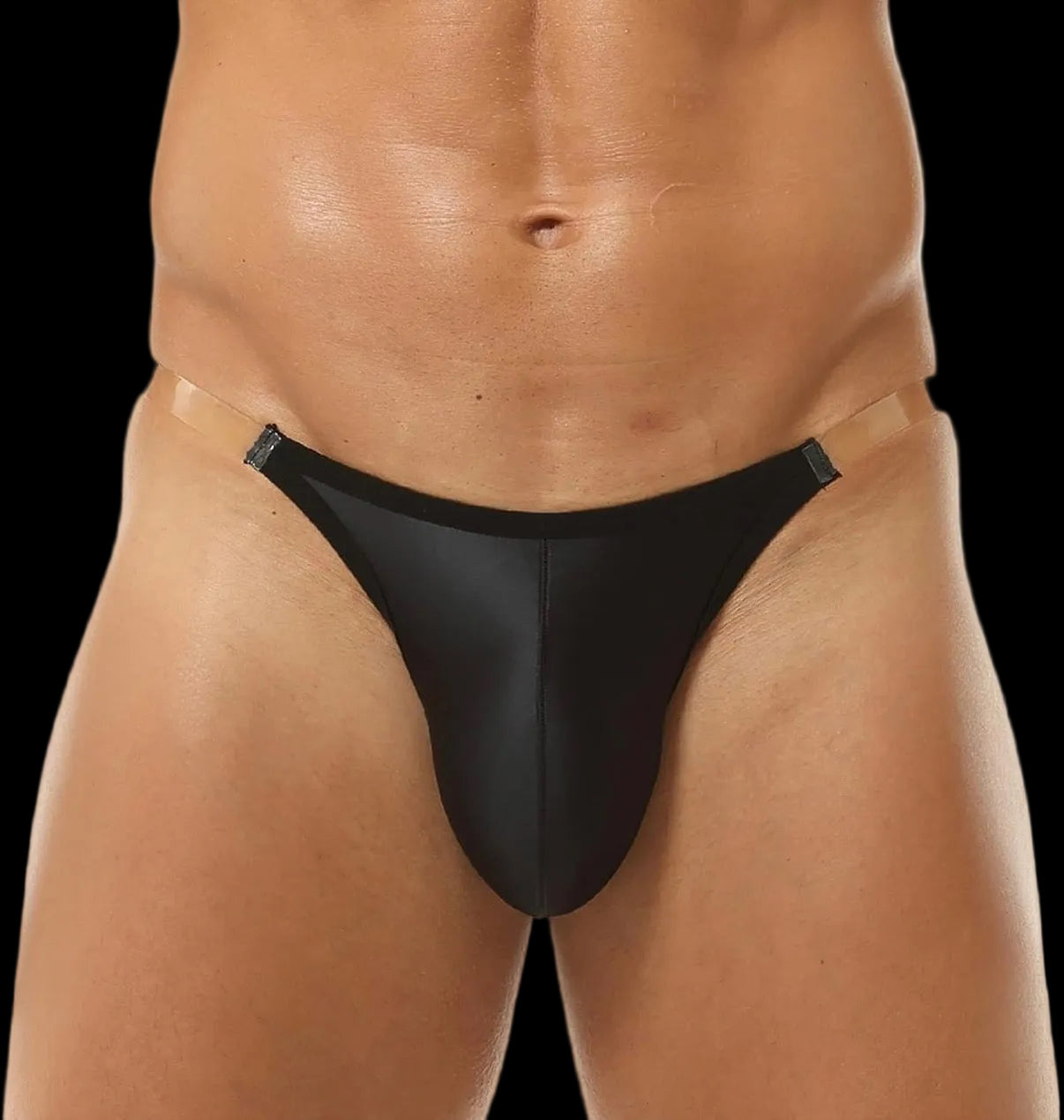 Barely There Men’s Thong | Obsidian