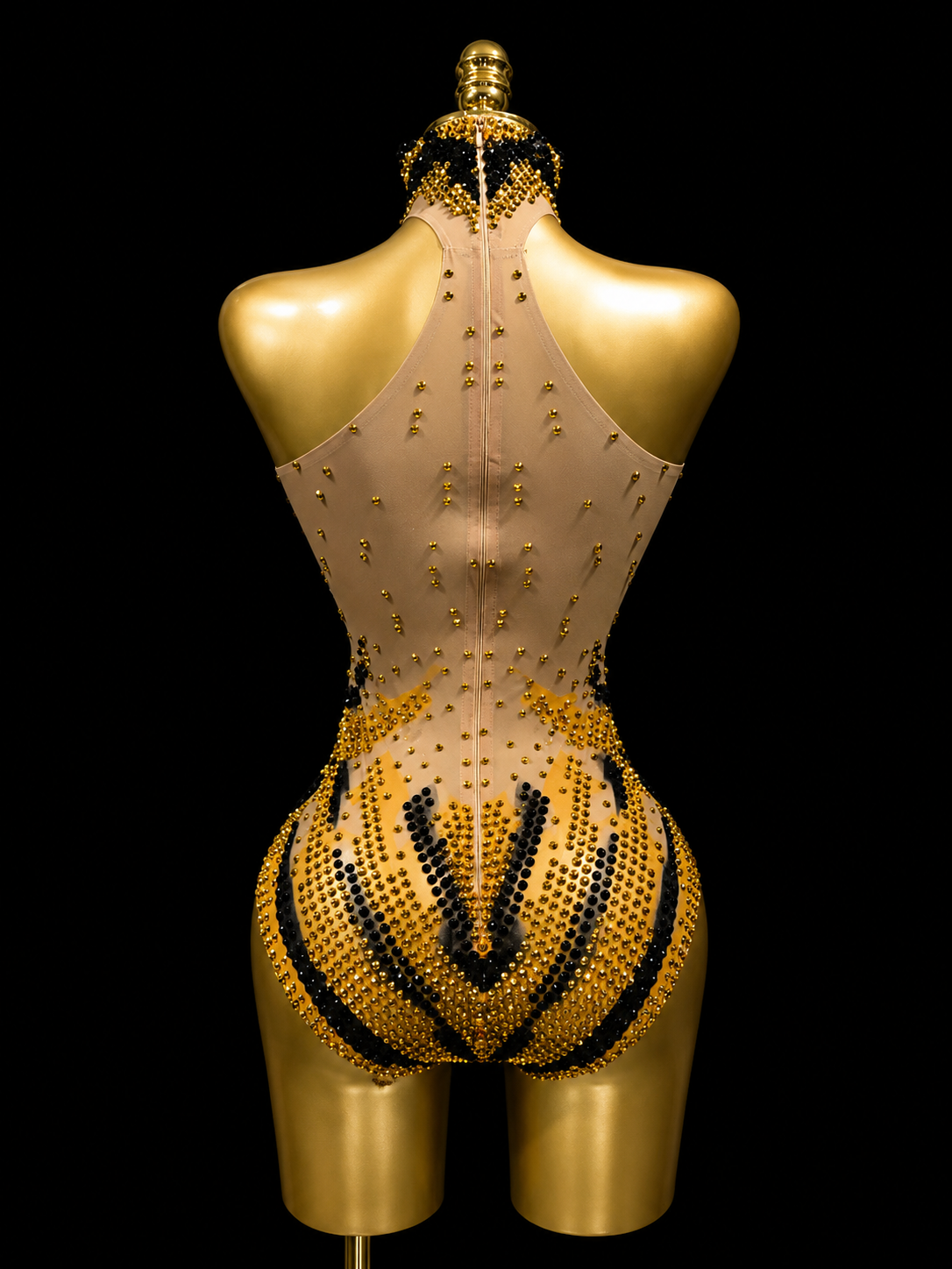 Wild Instincts Playsuit | Gold