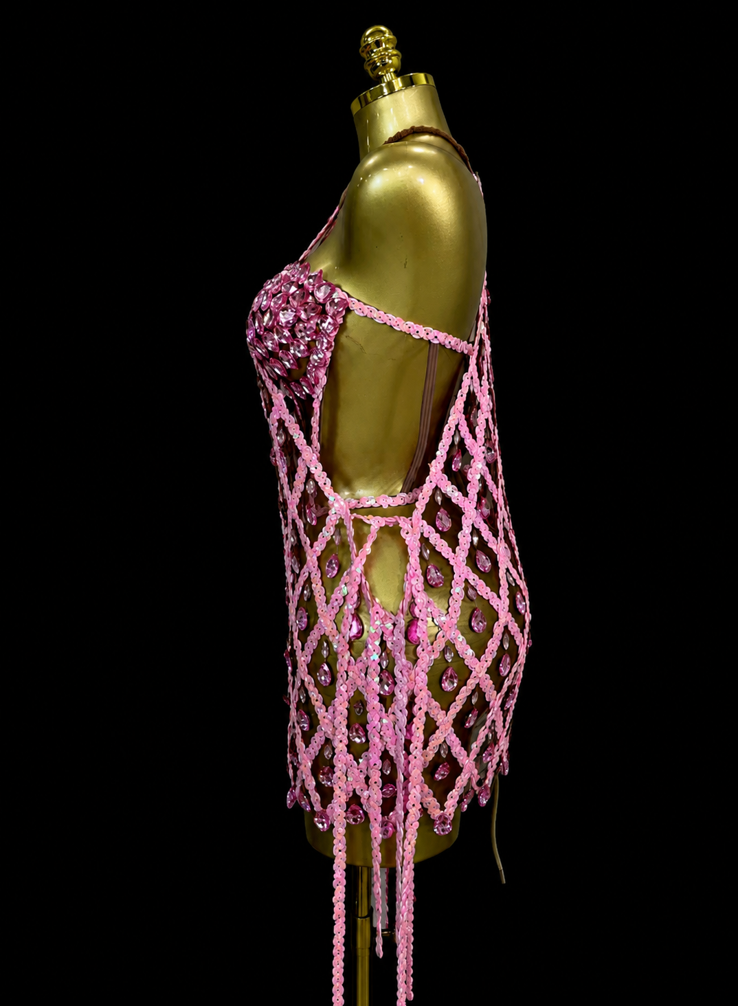 Raindrop Sheath & Corset | Pink