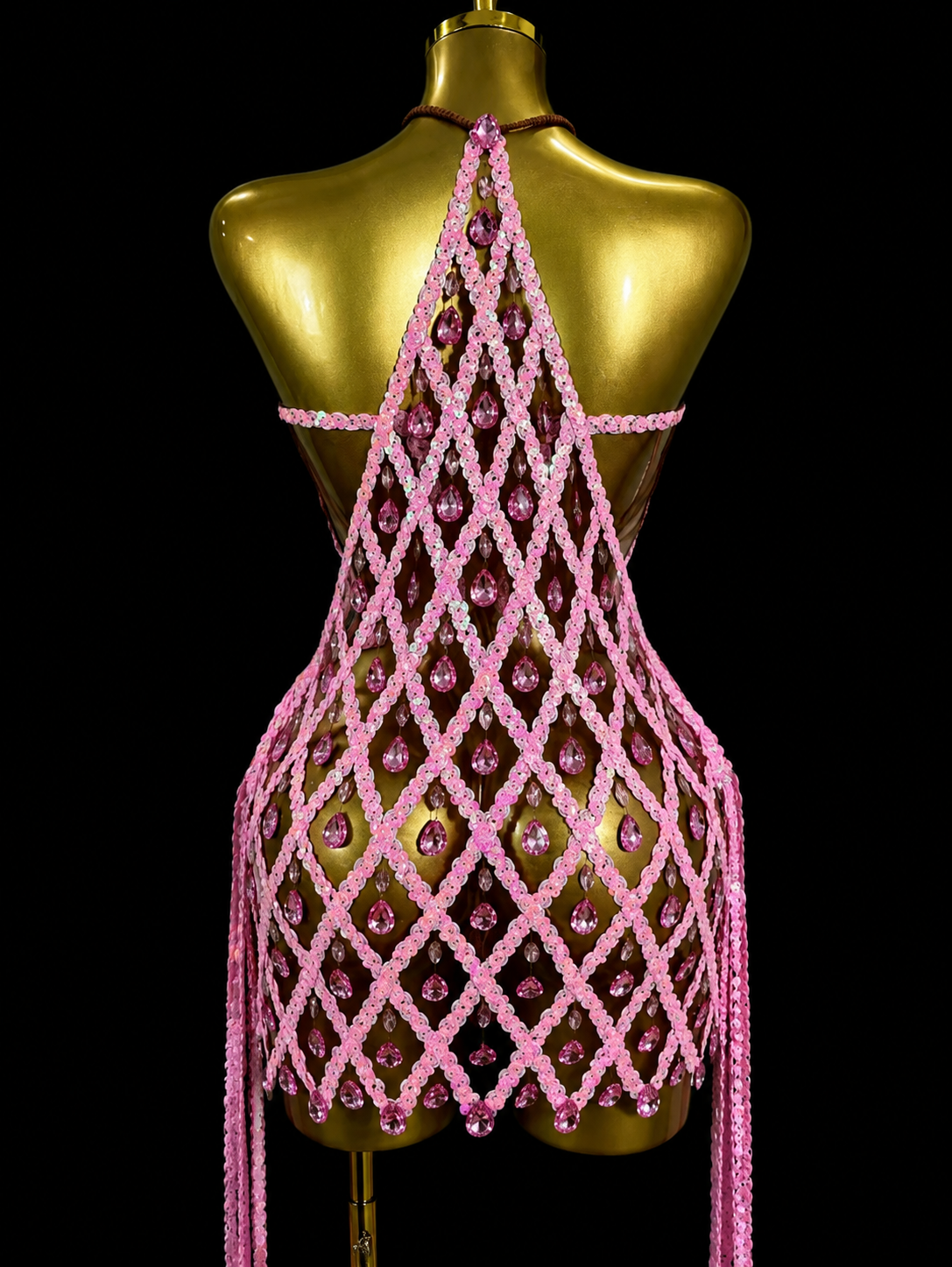 Raindrop Sheath & Corset | Pink